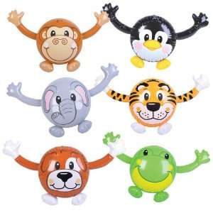  Animal Buddy Inflatables ( 1 dz) Toys & Games