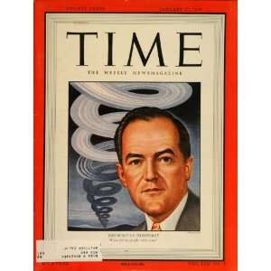  1949 Cover TIME Hubert H. Humphrey Boris Artzybasheff 