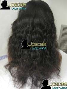 100% virgin Indian remi curly full lace wig large cap  