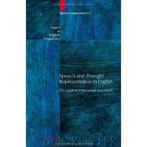  Speech and Thought Representation in English A Cognitive 