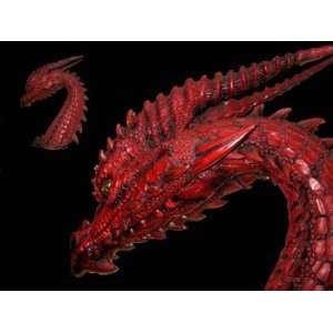  Red Dragon Statue Toys & Games