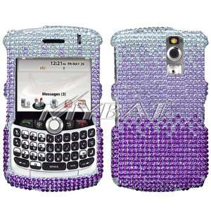  Gradient Purple/White Diamante Protector Cover for 