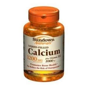  Sundown Calcium 1200 Plus D Liquid Filled Softgels 60 