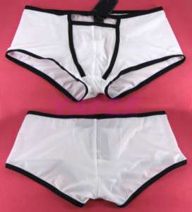 Sexy mens underwear see through boxer Brief shorts New  