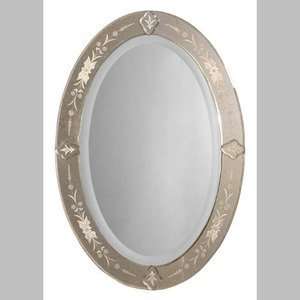  Uttermost Donna Antique Oval Mirror