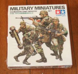 Tamiya Military Miniatures~US Modern Army Infantry~1/35~MIB  