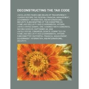  Deconstructing the tax code uncollected taxes and issues 