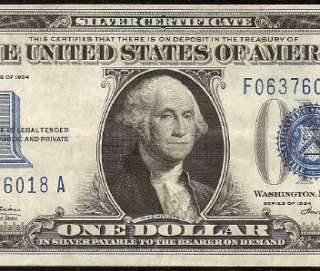   CERTIFICATE FUNNYBACK NOTE BLUE SEAL OLD PAPER MONEY VF+++  