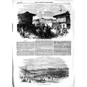  1854 Street Scene Varna Camp English Light Division War 