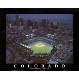  Colorado Rockies   Coors Field   22x28 Aerial Photograph 