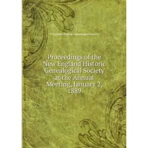  Proceedings of the New England Historic Genealogical Society 