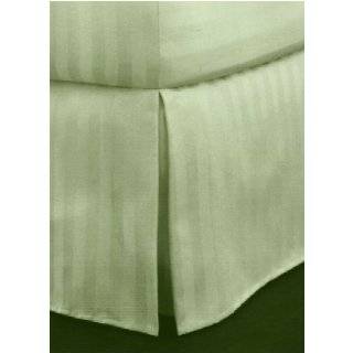 Charter Club Damask Stripe 500 Thread Count Bedskirt, Queen Palmetto
