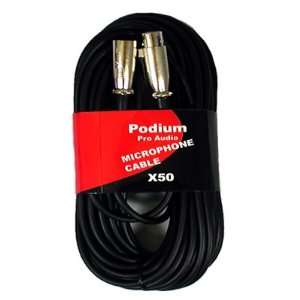  New 50 Pro Audio Mic / Microphone Cable Male XLR Jack to 