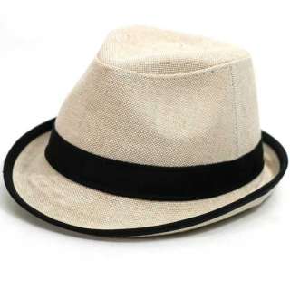men women FEDORA trilby hats cap straw NWT fs3ebK BEIGE  