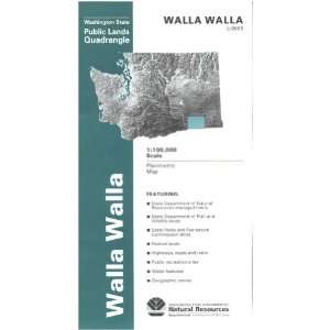 Map Walla Walla   Surface Management WA DNR Books