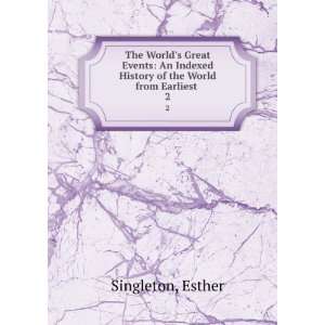  The Worlds Great Events An Indexed History of the World 