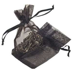 Mini Black Drawstring Bags   Party Favor & Goody Bags & Fabric Favor 