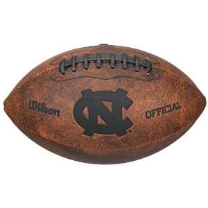  North Carolina Tar Heels Mini Leather Football: Sports 