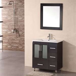  Design Element USA B30 DS Stanton Modern Bathroom Vanity 