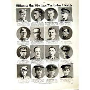  World War 1917 18 Portal Moon Sanders Medals Fisher