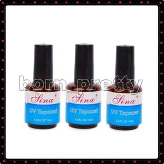   Topcoat Acrylic Nail Art Gel Polish Gloss Nail care Uv system  
