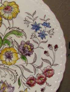Vernon Kilns Metlox Mayflower Platter Chop Plate May Flower Vtg 