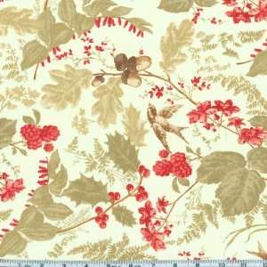 45 Wide Moda Glace Forest Crystal White Fabric By The 