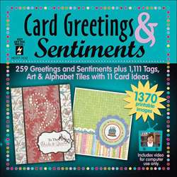 Card Greetings and Sentiments CD  
