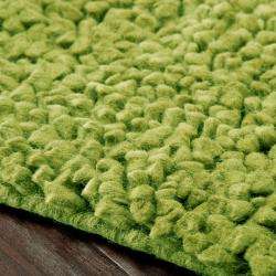 Hand woven Nimbus Lime Green Wool Rug (8x10)  Overstock