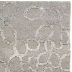   Soho Loops Grey New Zealand Wool Runner (26 x 10)  