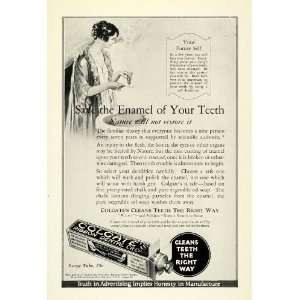   Dental Care Enamel William Brooks   Original Print Ad