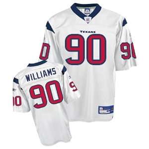  Houston Texans Mario Williams White Replica Football Jersey: Sports