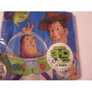  Disney Pixar Toy Story 3D 16ct Luncheon Napkins Toys 