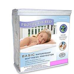 Protect A Bed Basic Twin XL Waterproof Mattress Protector  Overstock 