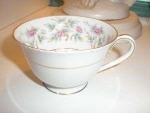 NORITAKE FINE CHINA, ROSELACE PATTERN   FOOTED TEA CUP  