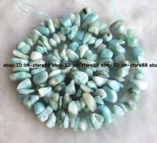 10mm Natural Larimar stone chips Beads 16 new gemstone  