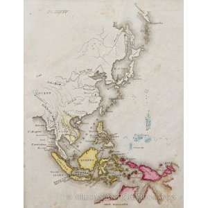  Drury Map of China and Southeast Asia (1822) Office 