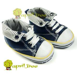 Toddler Blue Baby Boy Infant shoes Sneaker(C91)size 2 3 4  
