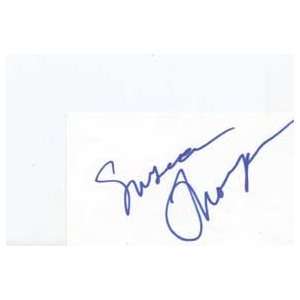 SUSANNA THOMPSON Signed Index Card In Person