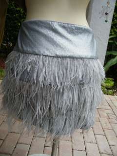 BEBE skirt feather medium 190218 isis sequin skirt  