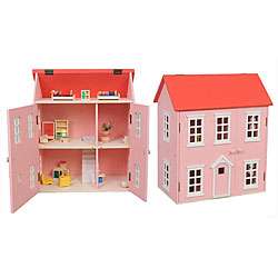 Sweet Multi level Pink Dollhouse  Overstock