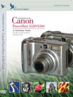 Canon PowerShot Intro A550/ A560 DVD Video Guide  Overstock