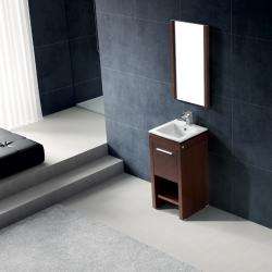 Vigo Freestanding Aristo Vanity with Sink and Mirror  