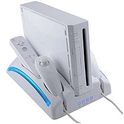 Docking Station with 2 Rechargeable Batteries for Wii  