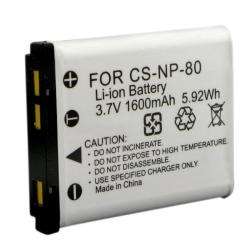 Battery/ Charger Set for Casio Exilim NP 80/ EX Z550/ EX Z330 