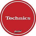 Technics Red Speedmats (Slipmats) Pair MK5 M3D MK2 New!