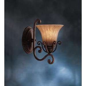 By Kichler Cottage Grove Collection Carre Bronze Finish Wall Mount 1 