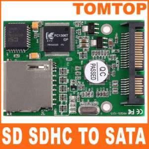 Digital Secure SD SDHC MMC to SATA Adapter Converter  