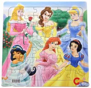 Disney Princess 42 Piece Puzzles :Bella/Cinderella  