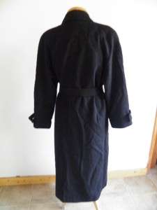 Fluerette Black Camel Full Length TRENCH Coat M  